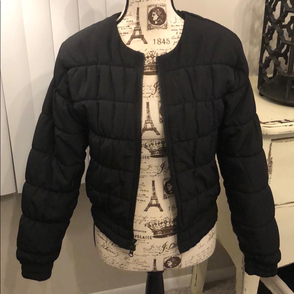 Black Stella McCartney Bomber Jacket XS.